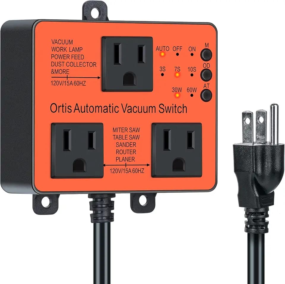 Automatic Vacuum Switch – Ortis Dust Control Autoswitch for Power Tools